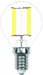 Лампочка светодиодная филаментная Volpe LED-G45-SLF LED-G45-4W/4000K/E14/CL/SLF