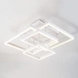 Потолочная люстра светодиодная Escada Union 10229/4LED White 120Вт, металл/акрил, белый