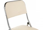 Обеденный стул на металлокаркасе Woodville Chair раскладной бежевый 11071