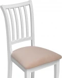 Деревянный стул Woodville Фрезино бежевый велюр / белый 515973