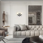 Бра Arte Milano Florentia-9167 309167/2W Bk/Ni (220V)