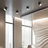 Точечный светильник накладной Wolta WSL-GX53/02BL под лампу GX53 Черный BASIC