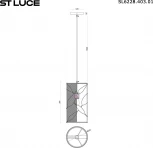 Подвесной светильник ST Luce Root SL6228.403.01 Черный/Бежевый E27 1*60W (220V, на проводе, круглые)