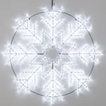 Фигура ARD-SNOWFLAKE-M8-950x950-540LED White (230V, 33W) (IP65)