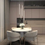 Подвесной светильник Denkirs Glingor DK4303-WH (LED, 220V, на проводе, круглые)