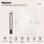 Наземный светильник Maytoni Bonn O425FL-L20GF (LED, 220V, IP65)