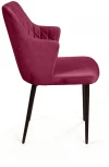 Стул с подлокотниками Hunt ромб, бархат красный 16 / чёрный конус Top Concept 75682