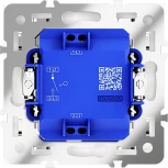 Выключатель одноклавишный (кашемир) Voltum S70 VLS010103