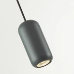 Подвесной светильник Odeon Light Cocoon 5060/1E PENDANT темн.зеленый/черный/металл GU10 LED 4W (220V, на проводе)