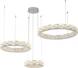 Подвесной светильник светодиодный Stilfort Gabbana 4014/09/03P (регулировка яркости, 220V, хрусталь, пульт управления, на тросе, кольцо)