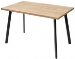 Стол ФИН 120 Дуб Канзас/ черный каркас