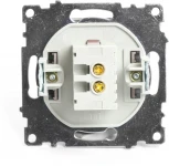 Розетка с USBх2 (коричневый) Stekker Катрин 49027