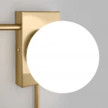 Настенный светильник Eurosvet Fredo 40036/1 латунь (220V, шар)