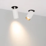 Встраиваемый точечный светильник под гипсокартон SP-NUANCE-TRIMLESS-PULL-R35-7W Warm3000 (WH, 36 deg, 230V) (Arlight, IP40 Металл) 049909 (LED)