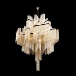 Подвесная люстра каскадная большая Loft It Stream 10208/1000 Gold (220V, на цепи)