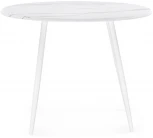 Деревянный стол Notta Абилин 90х76 мрамор белый / белый матовый 520594