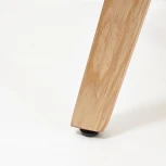 Стул VIMTA (mod.8021) натуральный/белый (дерево / экокожа)