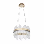 Подвесная люстра Arte Milano Venezia 311033/D500 BS (регулировка яркости, LED, 220V, хрусталь, пульт управления, на тросе, круглые)