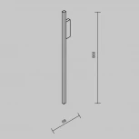 Бра Maytoni Серия - 245 MOD245WL-L24BSK (LED, 220V)