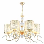 Подвесная люстра Arte Milano Florentia-9787 309787/6 Wh/Gd (220V, на цепи)