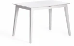 Стол обеденный раскладной Retro дерево гевея, МДФ, 110+30 x 75 75см, Белый (White) Tetchair 15109