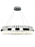 Подвесная люстра с таймером Natali Kovaltseva INNOVATION STYLE 83014 (LED, 220V, хрусталь, пульт управления, управление смартфоном, умный дом - LampSmart, на тросе, кольцо)