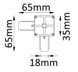 Соединитель Crystal Lux CLT 0.211 02 WH