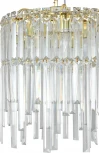 Подвесная люстра Escada Odegard 2105/8S 8x40Вт E14, металл/хрусталь, золото