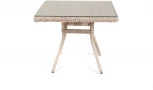 "Айриш" стол плетеный из искусственного ротанга, цвет бежевый 4SIS арт.УТ-00001789