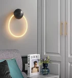 Настенный светильник с гибким неоном Lightera Tura LE103W-43BB STAINLESS (LED, 220V)