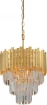Подвесная люстра Vitaluce V58470-8/5, 5xE14 макс. 40Вт (220V, хрусталь, на цепи)