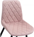 Стул Notta на металлокаркасе Баодин Б/К розовый / черный 517118