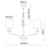 Подвесная люстра Arte Lamp Edda A1048LM-10CC