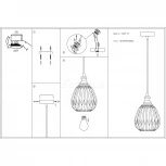 Подвесной светильник Favourite Corruga 2188-1P