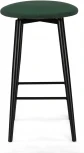 Барный стул Woodville Гангток крутящийся изумруд / черный матовый