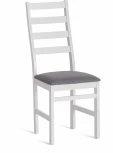 Стул ROSARIO Многослойная фанера, 39 х 99 см, white, ткань тёмно-серая (150) Tetchair ROSARI 19820