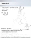 Потолочная люстра Wedo Light Anneta WD3619/6C-WT-FGD-WT