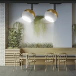 Трековый светильник ЭРА TR46 - GX53 MG (220V, шар)