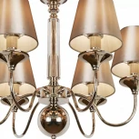 Подвесная люстра iLamp Rolling P2406-6 Nickel (220V, на цепи)