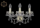 Бра Art Classic 10.26 10.26.3.141.Gd.B (220V, хрусталь, подвески, подсвечник, свеча)