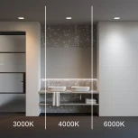 Встраиваемый светильник 18W Maytoni Okno DL056-18W3-4-6K-W (LED, 220V, IP44)