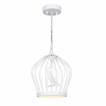 Подвесной светильник Favourite Chick 1931-2P (LED, 220V, на цепи, птички, клетка)