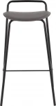 Стул барный Mantis экокожа Темно-серый Stool Group (арт.УТ000038915)