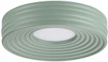 Потолочный светильник круглый Sonex Macaron 7703/40L металл/пластик/белый/зеленый LED 40Вт 4000K D470 IP20 (220V, круглые)
