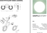 Бра Simple Story 1080 1080-LED8WL (220V, хрусталь, кольцо)
