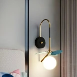 Настенный светильник (бра) Matisse Blue W ImperiumLoft Matisse-Bluew01 (201086-23) (220V, шар)