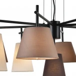 Подвесной светильник (13032/9P Black) Indigo Abbinare V000535 (220V, на тросе)