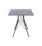 "Конте" интерьерный стол из HPL 63x63см, цвет "серый гранит" 4SIS арт.УТ-00002763