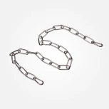 Цепь для люстры с двумя карабинами Eurosvet, хром