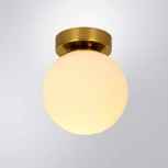 Настенно-потолочный светильник Arte Lamp Alcor A2224PL-1PB (220V, шар)